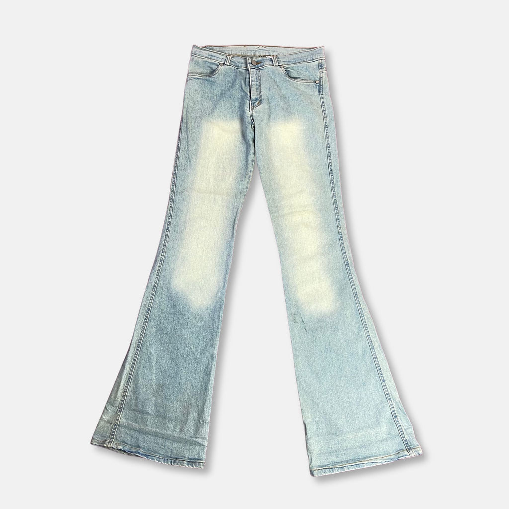 00s Low Rise Flared Jeans - Size S - Funky Cat