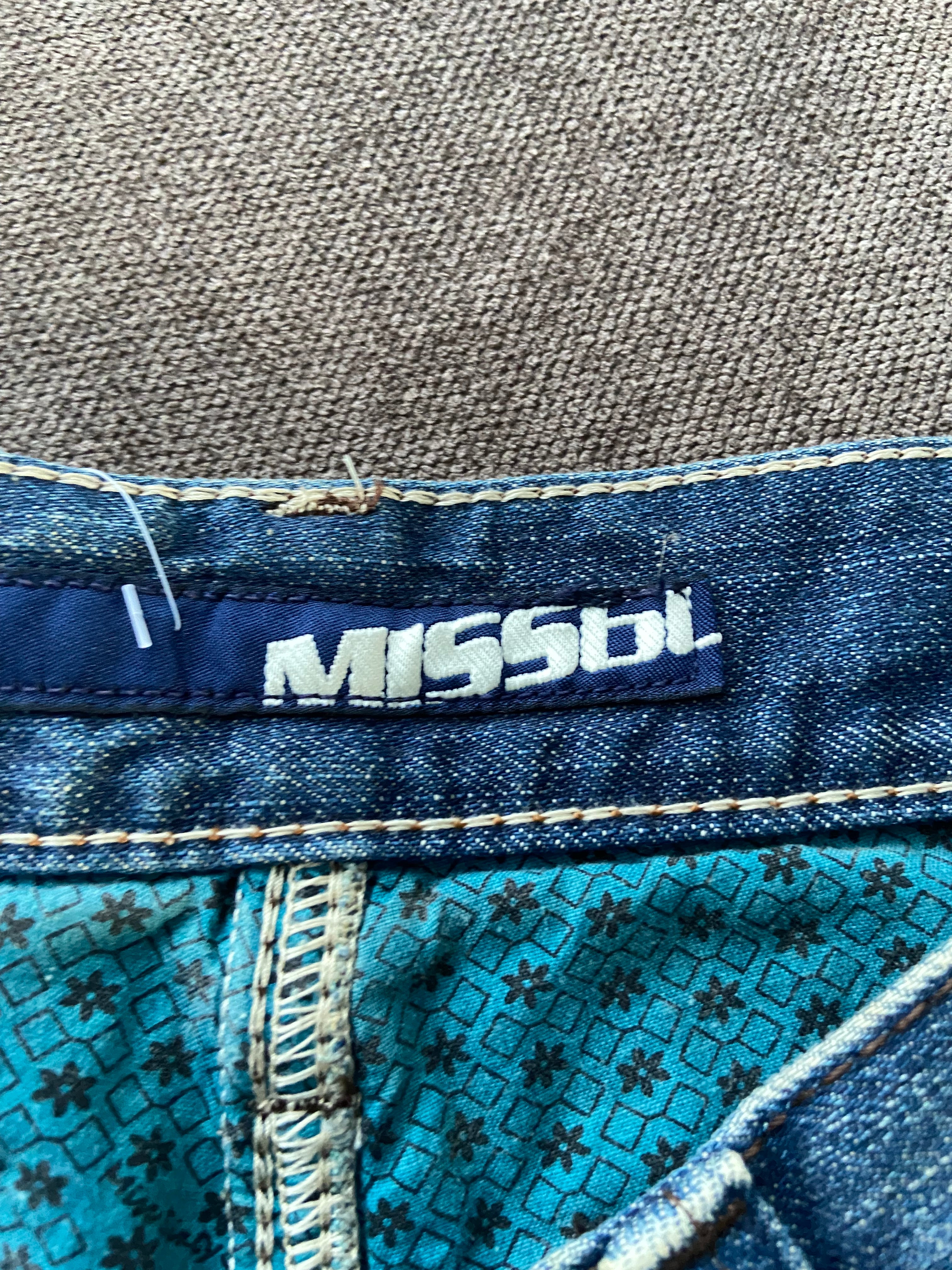 Miss Sixty Bootcut Jeans With Stars - Size UK 6