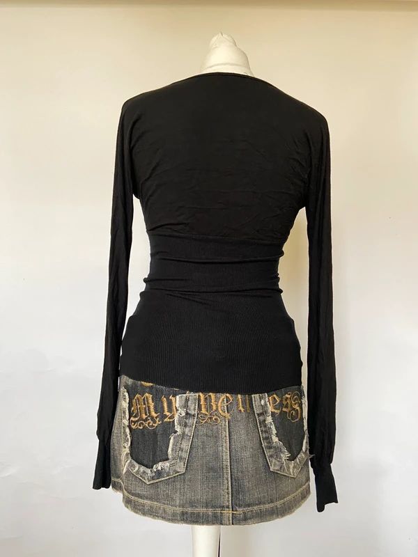 Vintage 00s Studded Top - Size S