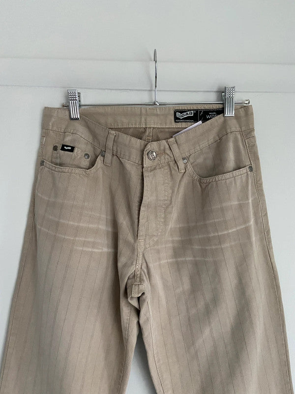 Vintage 00s Pinstriped Bootcut Pants - Waist 30” - Funky Cat