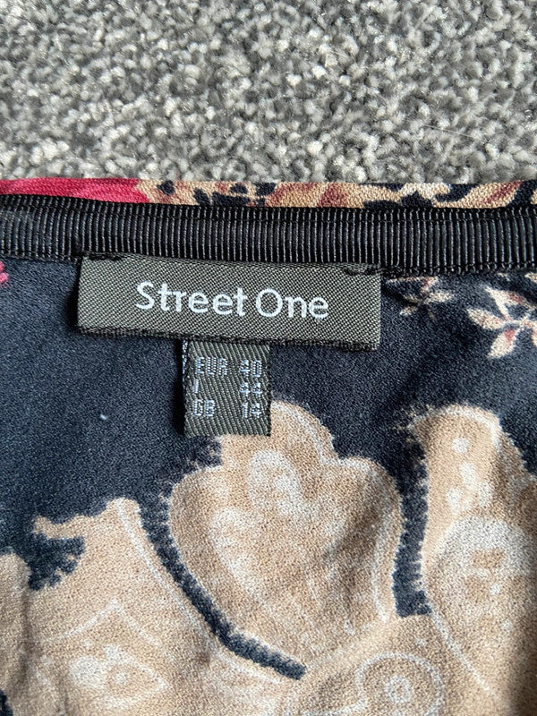 Vintage 00s Whimsical Top - Size M - Funky Cat