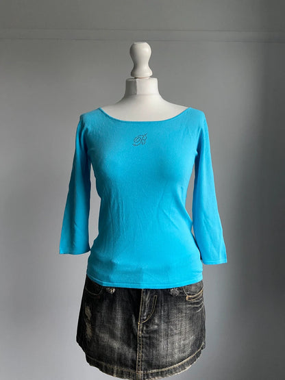 Vintage Blumarine Top - Size M - Funky Cat