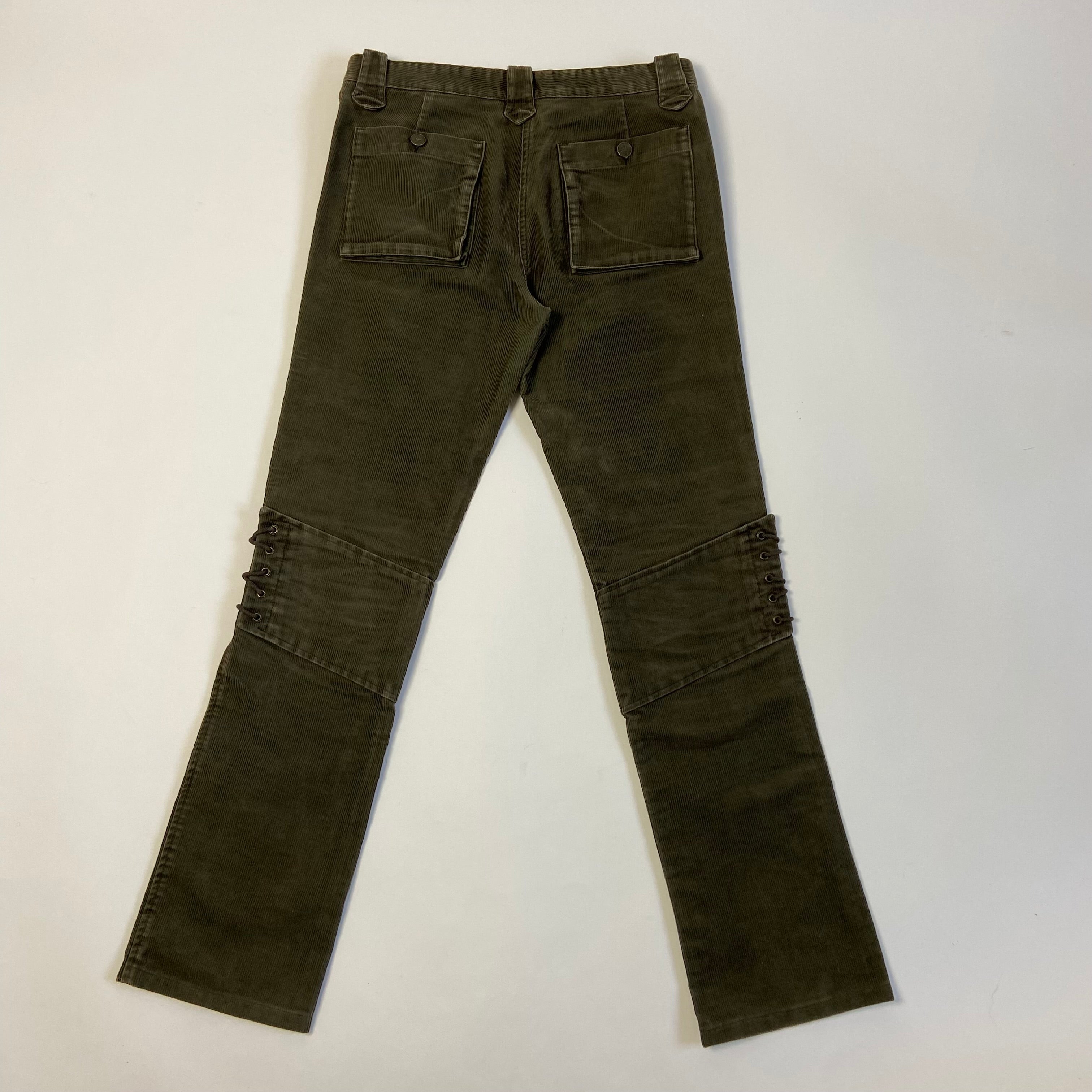 Armani Jeans Corduroy Trousers - Size 8/10 - Funky Cat