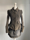 Vintage 00s Whimsical Fitted Jacket - Size S - Funky Cat