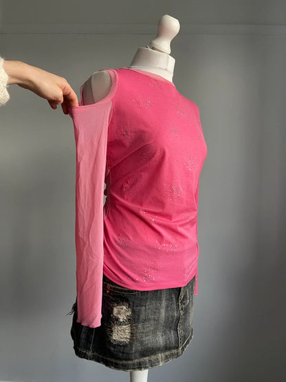 Vintage 00s Cut Out Top - Size L