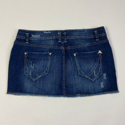 00s Denim Mini Skirt - Size M