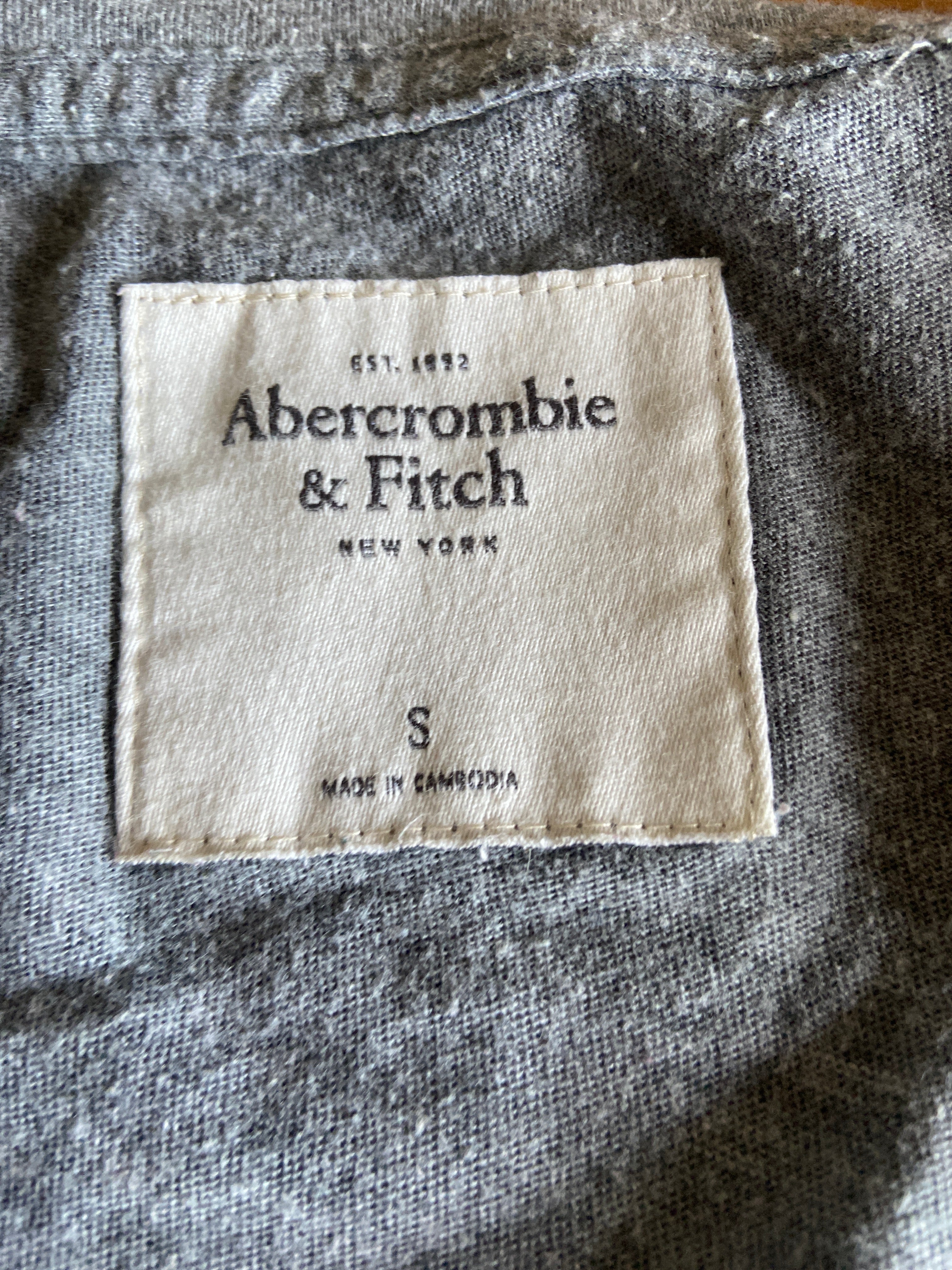 Vintage 00s Abercrombie & Fitch Baby Tee - Size S