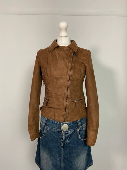 Vintage y2k Asymmetrical Jacket - Size S