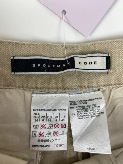 00s Beige Buckle Skirt - Size S