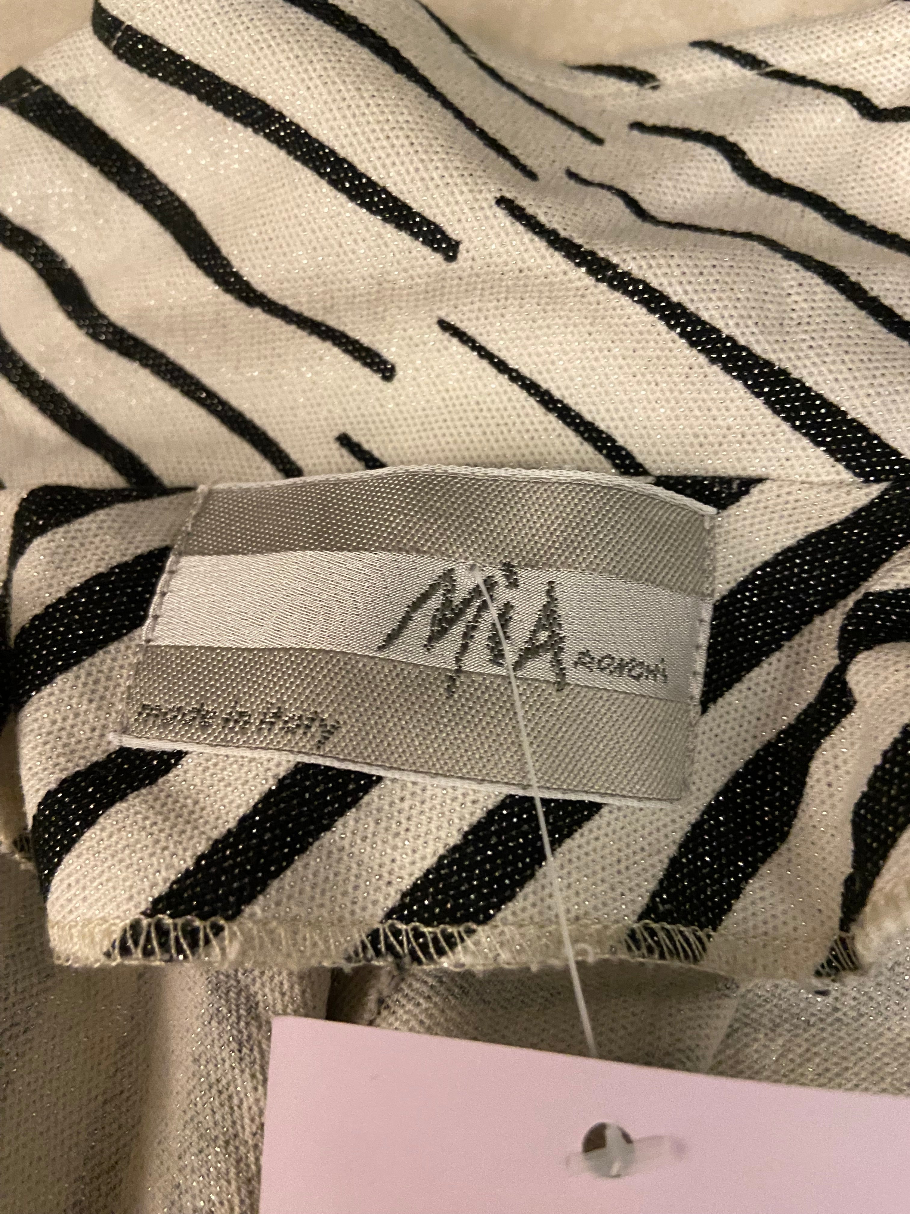 Vintage 00s Striped Denim Jacket - Size XS