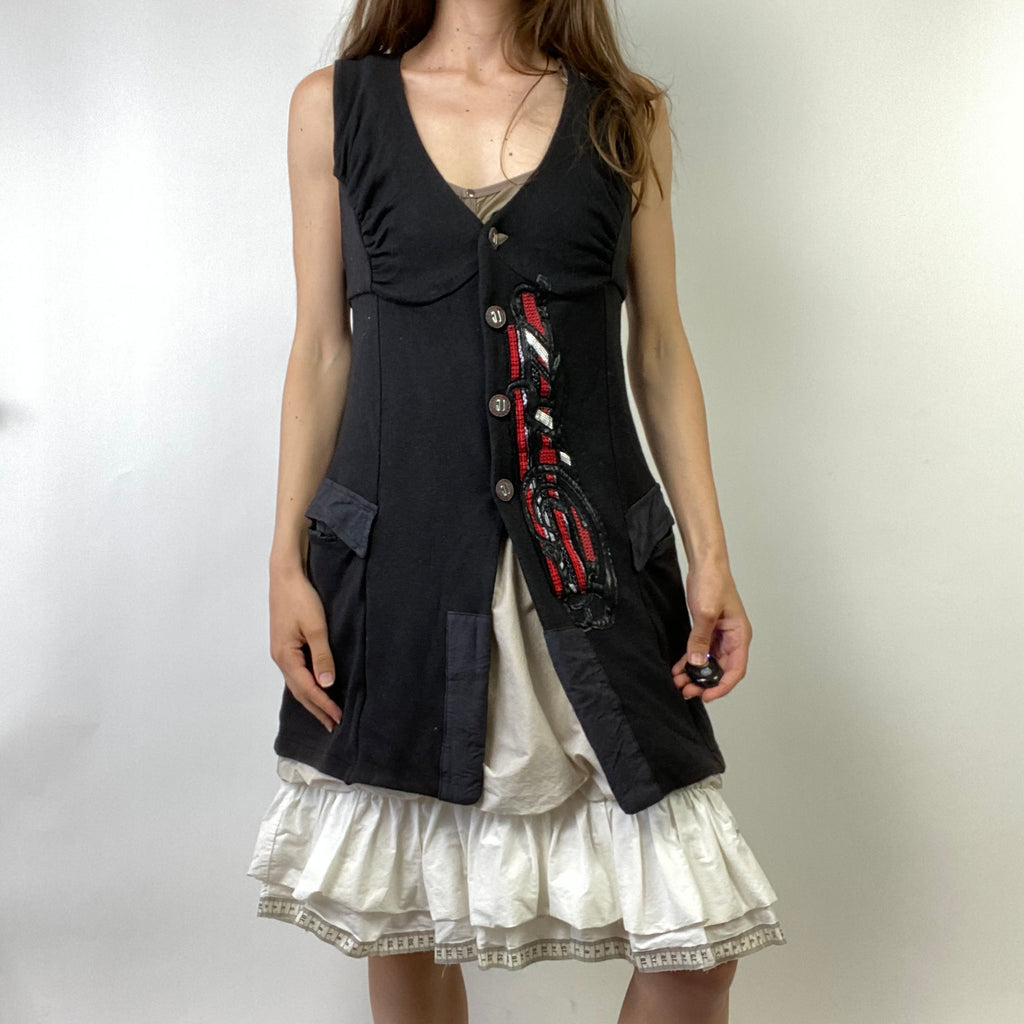 Legatte STQ Tunic Dress - Size S - Funky Cat