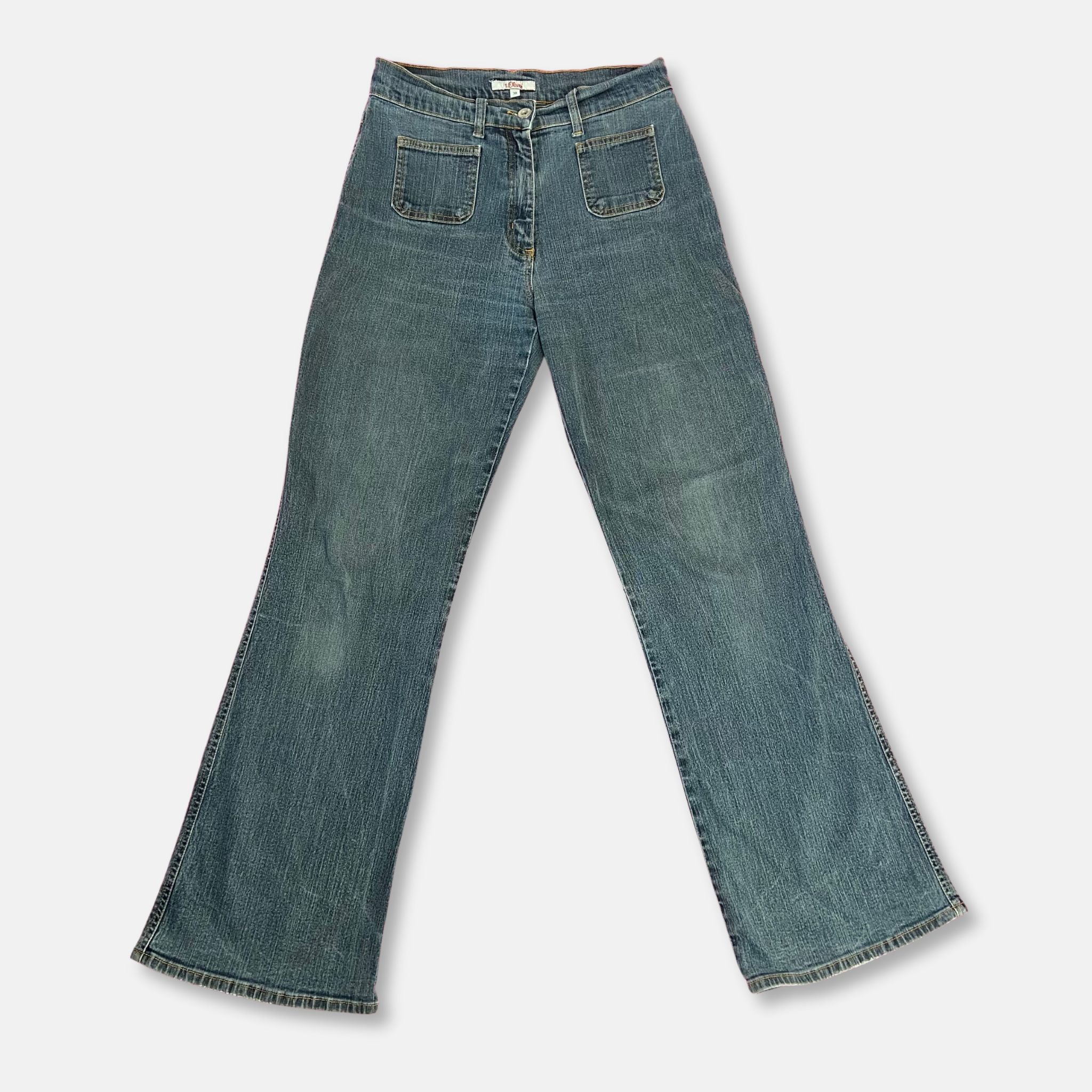 00s Bootcut Jeans - Size S - Funky Cat