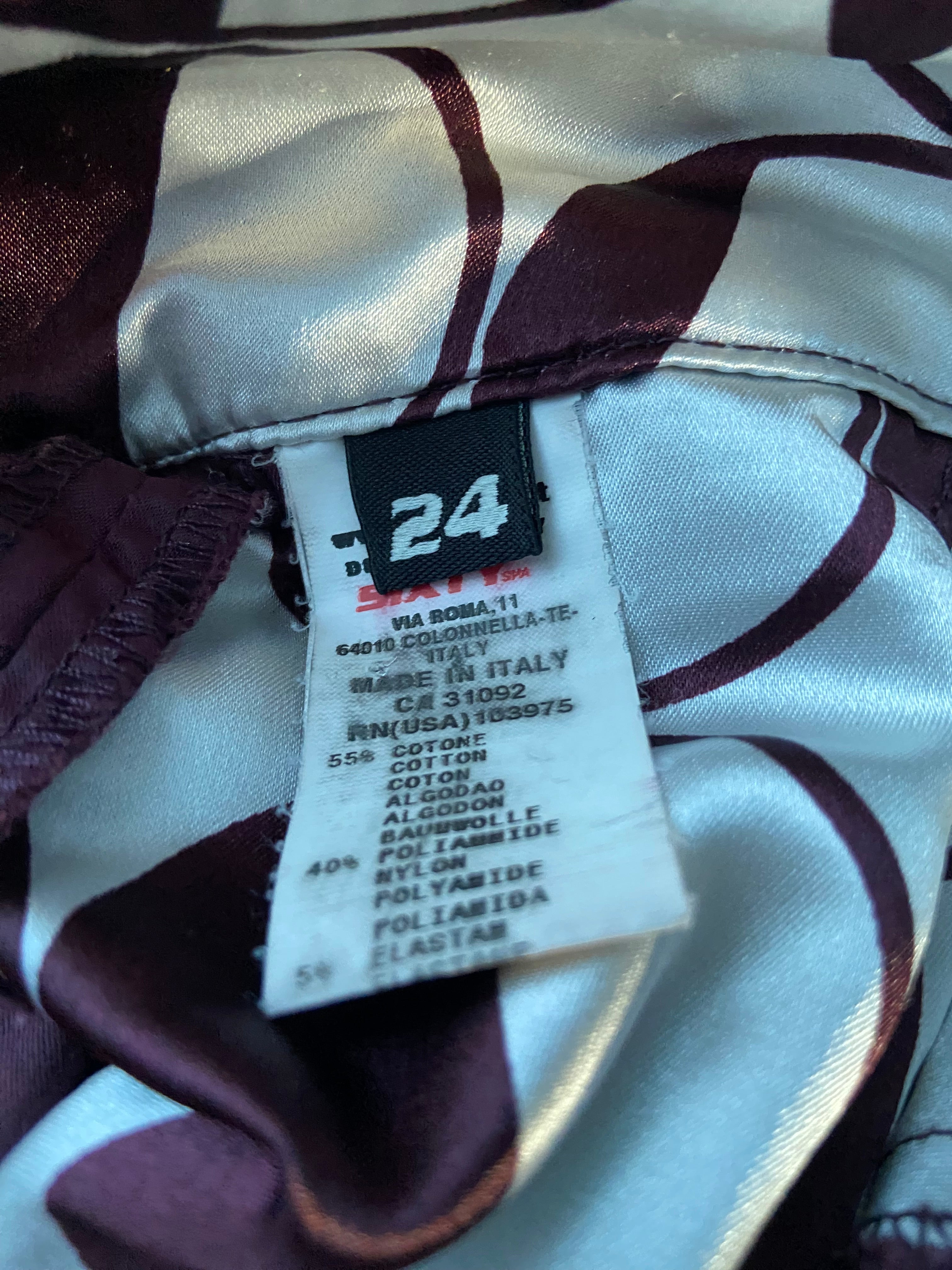 Miss Sixty Purple Balloon Shorts - Size UK 6/8
