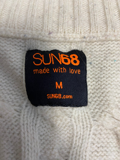 Wool Knit Cardigan - Size S - Funky Cat