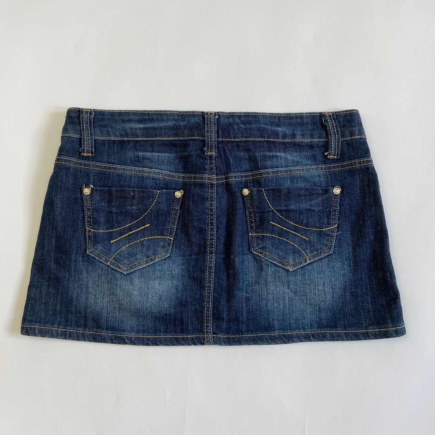 00s Denim Mini Skirt - Size M/L