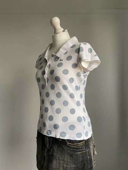 Lacoste Polka Dot Polo T-Shirt - Size S