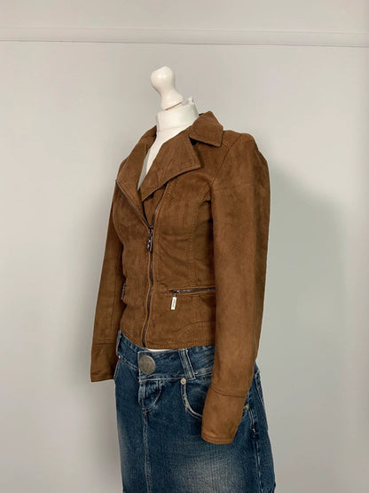 Vintage y2k Asymmetrical Jacket - Size S