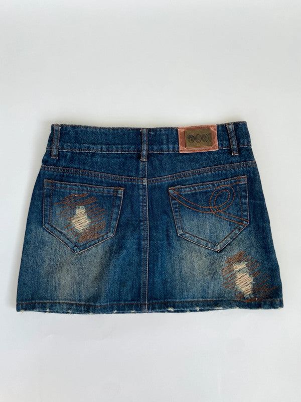 00s Embellished Low Rise Mini Skirt - Size XS - Funky Cat