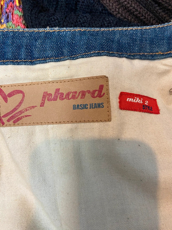 Vintage Denim Racer Jacket - Size L - Funky Cat