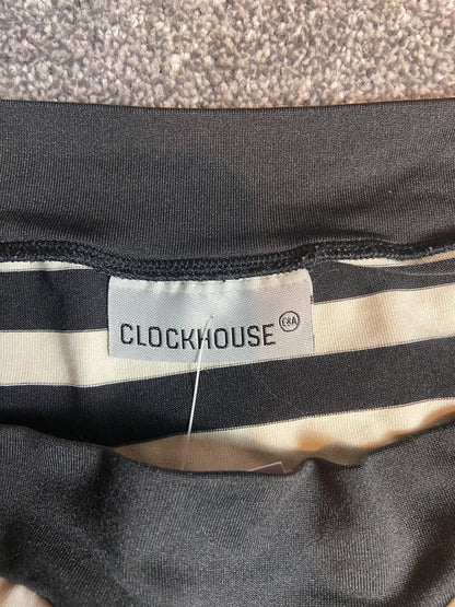 Vintage Striped Off The Shoulder Top - Size M