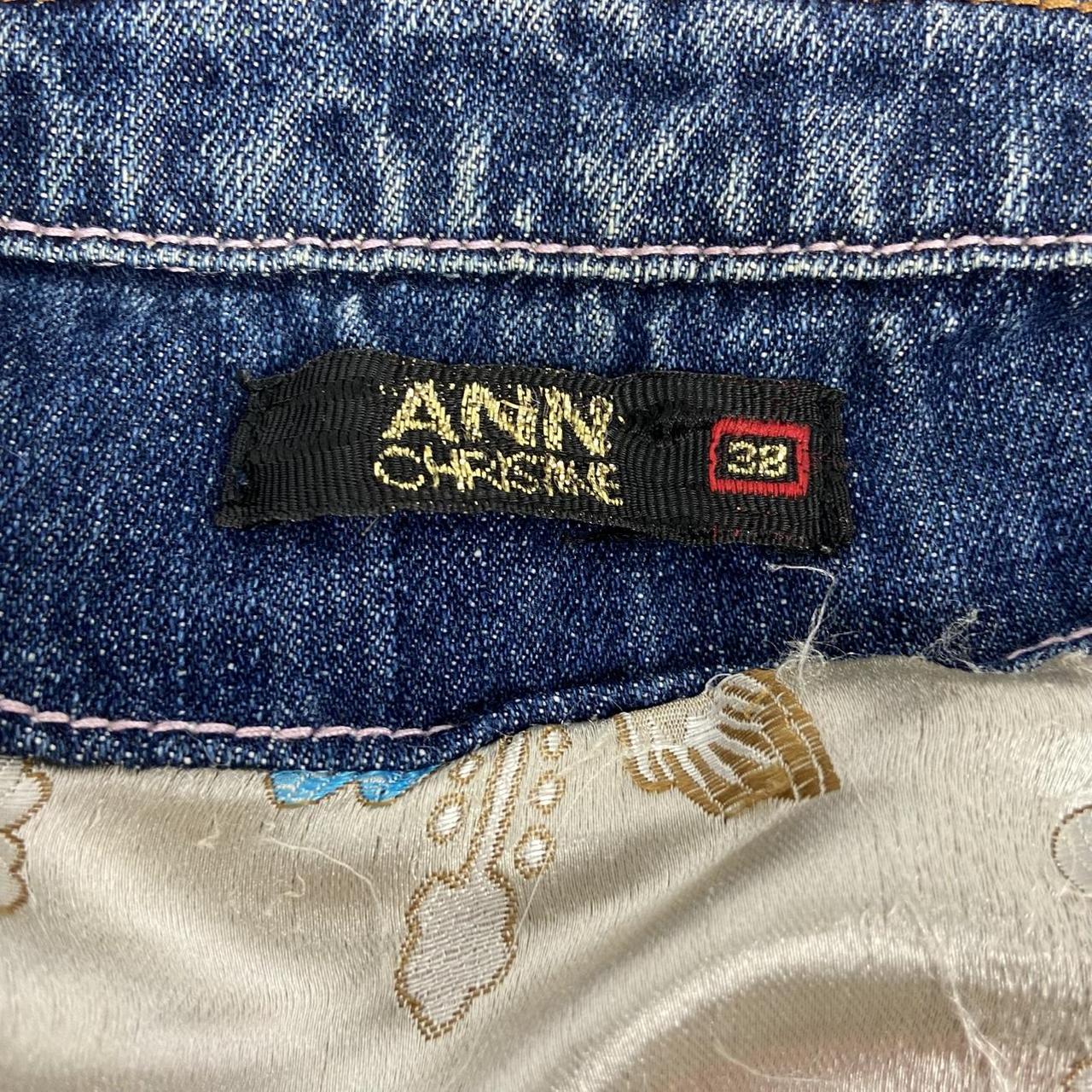 00s Embellished Denim Racer Jacket - Size S - Funky Cat