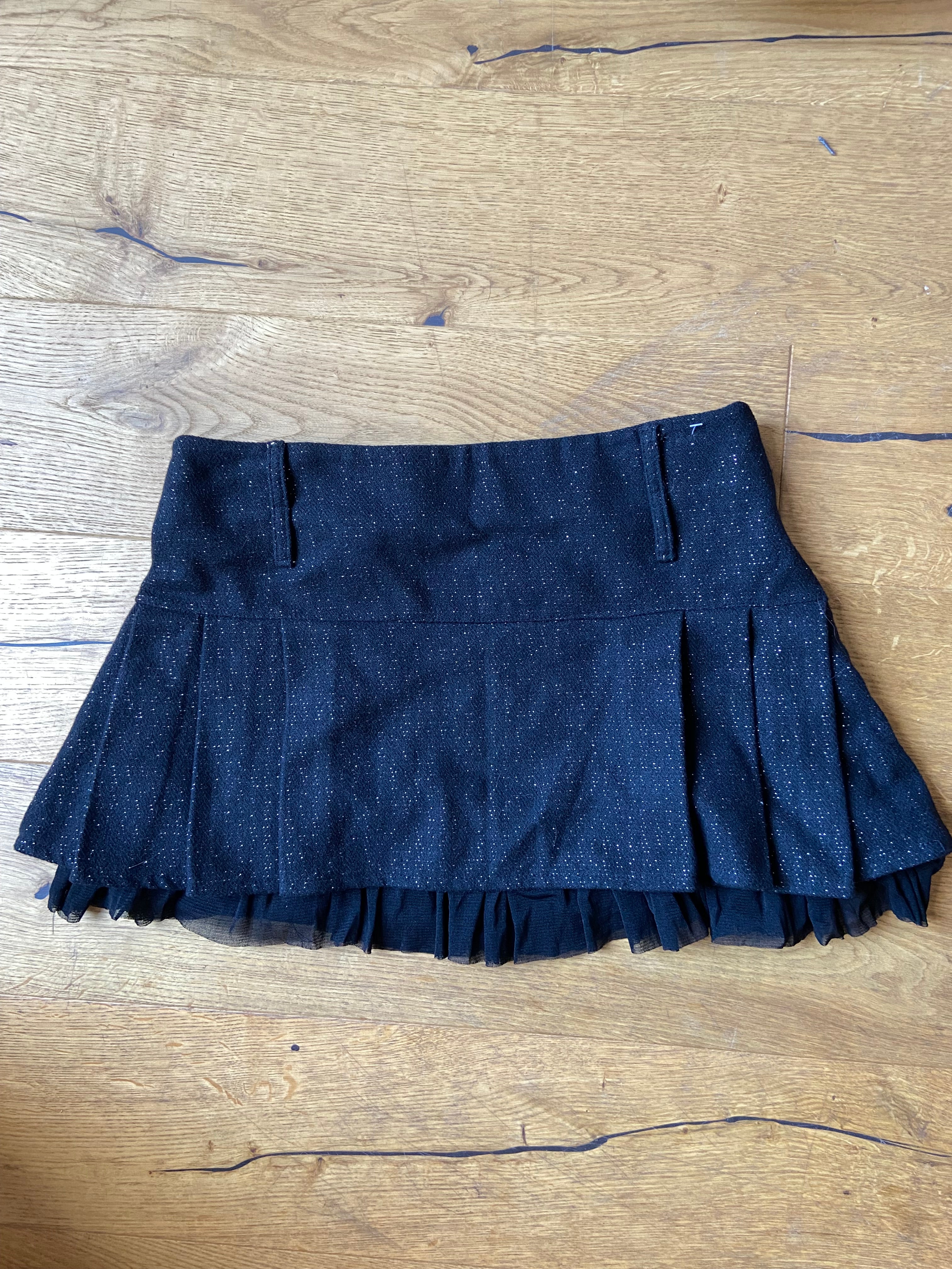 Vintage 00s Pleated Mini Skirt - Size S