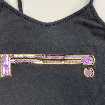 00s Sequin Pirelli Monogram Cami - Size XS