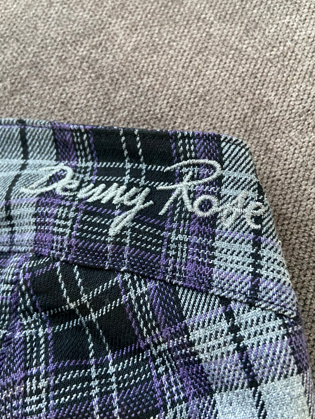 Vintage 00s Plaid Asymmetrical Dress - Size XS