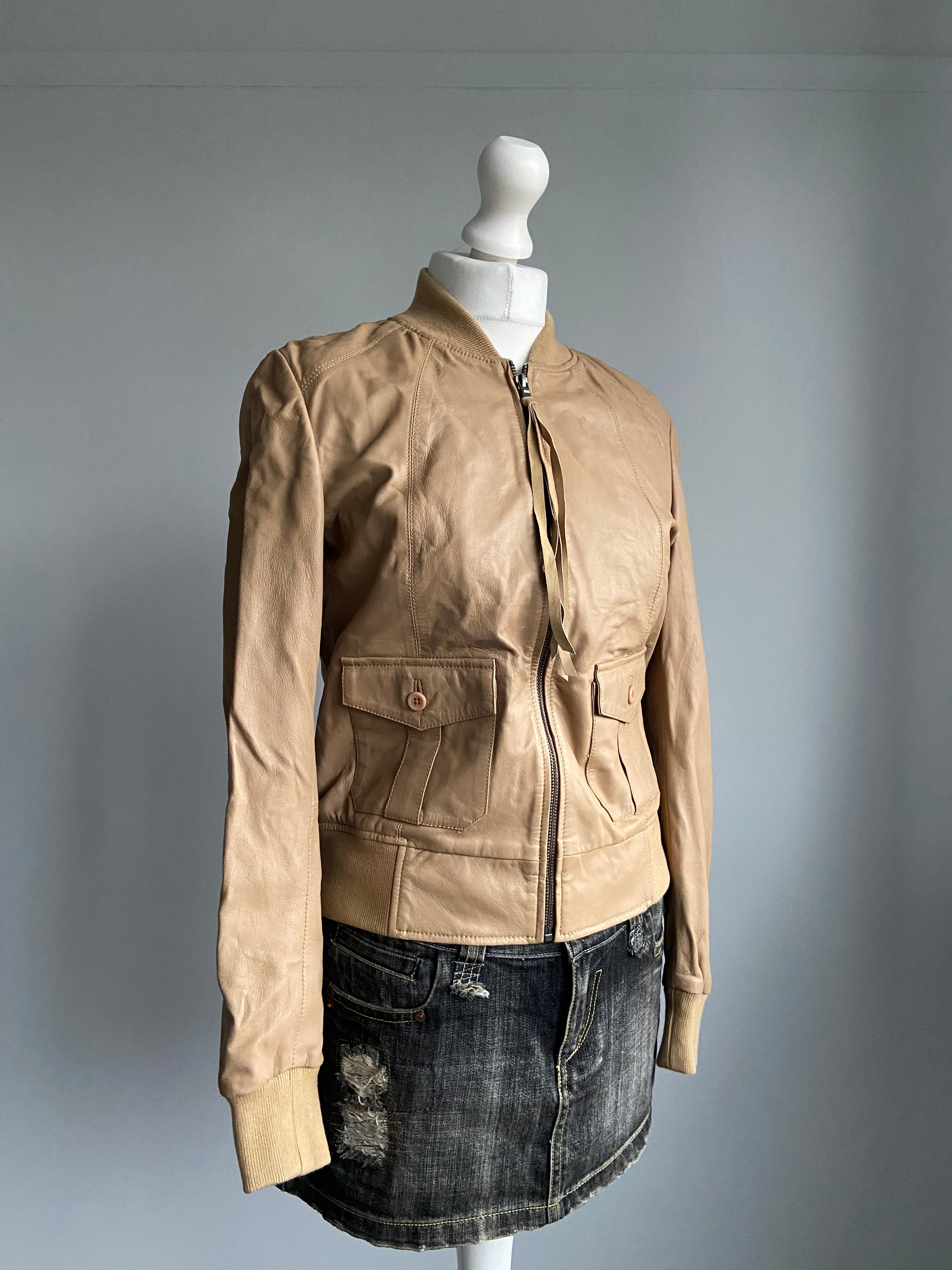 Vintage Leather Jacket - Size S - Funky Cat