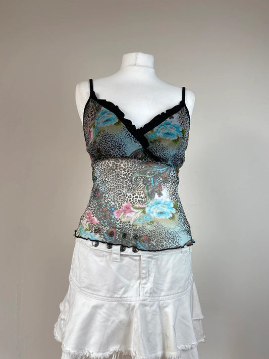00s Leopard Print Cami - Size L