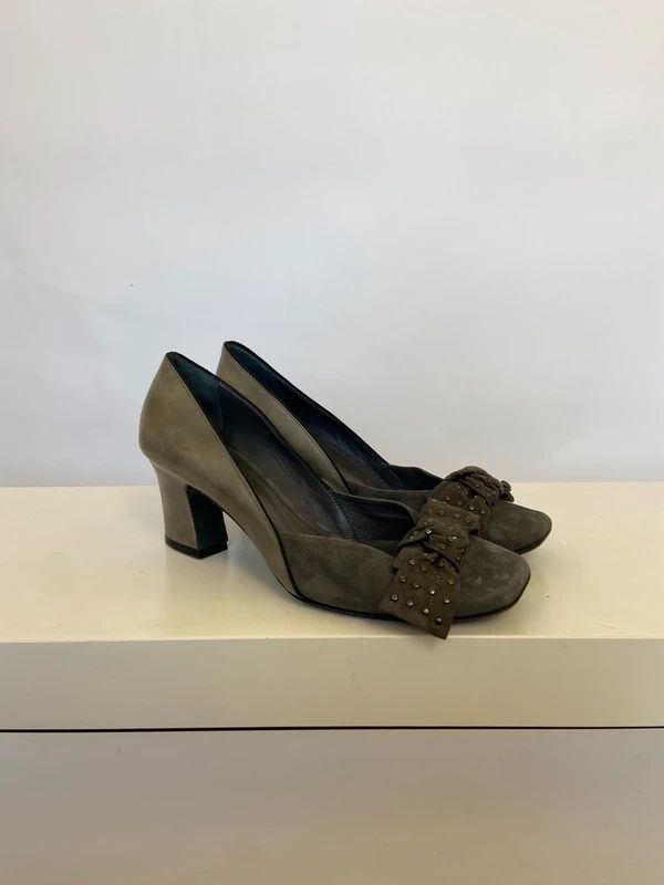 Vintage 00s Court Heels - Size UK 6