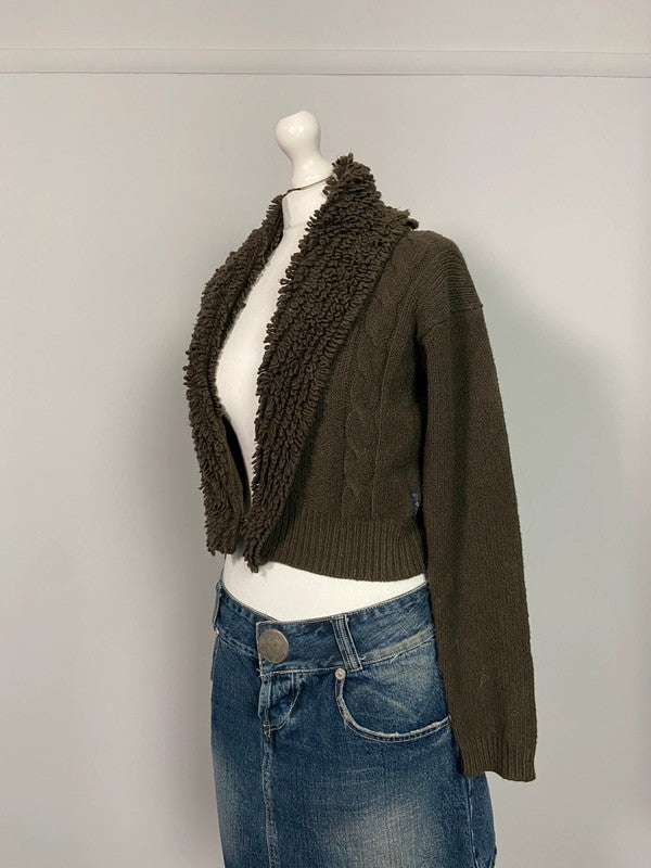 Vintage Armani Jeans Cardigan - Size M - Funky Cat