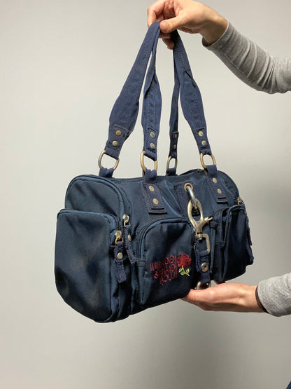 Vintage 00s Utility Buckle Bag - Funky Cat