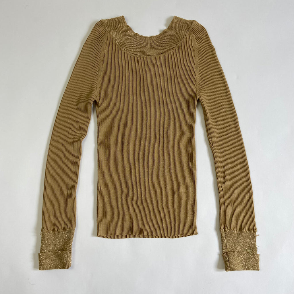 00s Floral Embellished Long Sleeve - Size S - Funky Cat