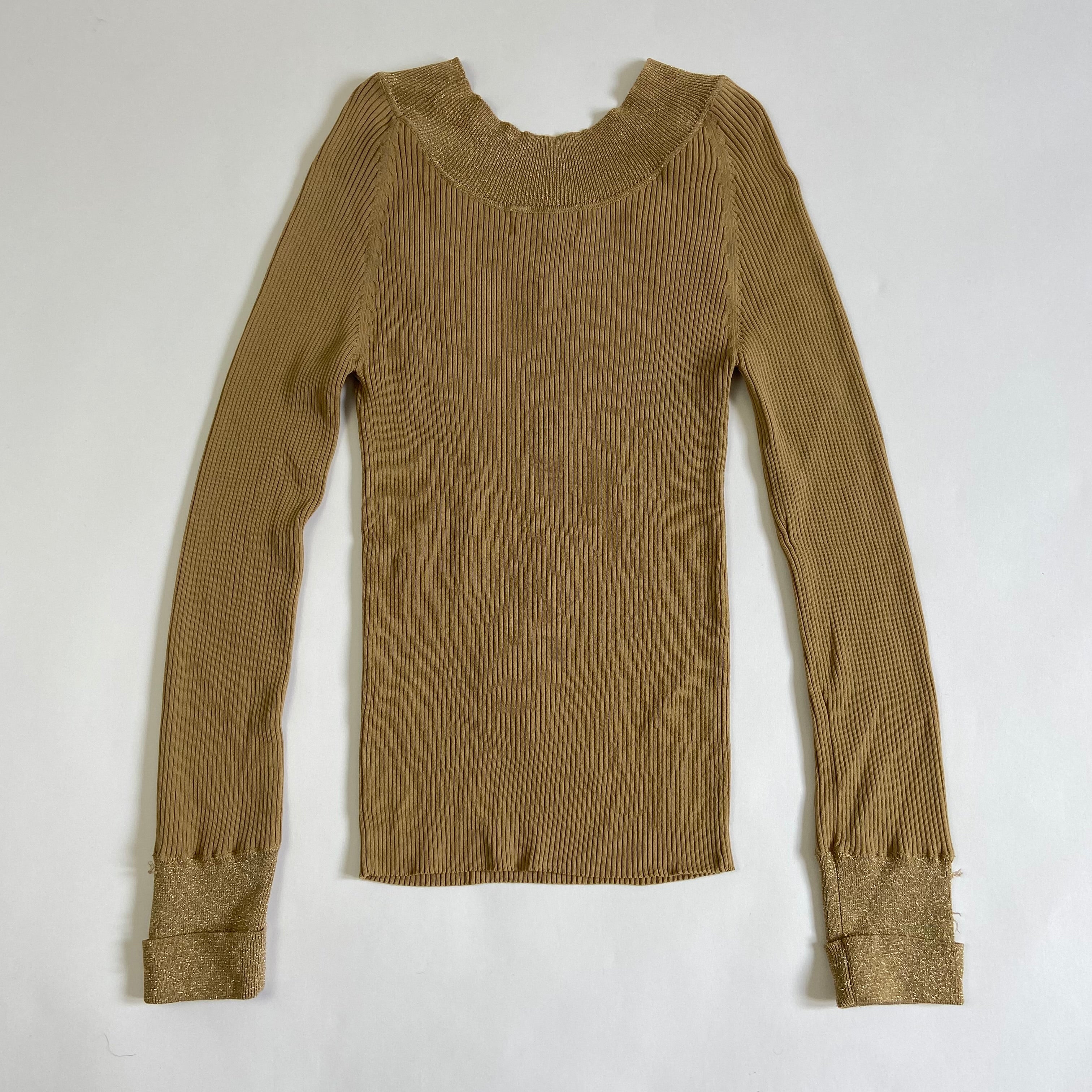 00s Floral Embellished Long Sleeve - Size S - Funky Cat