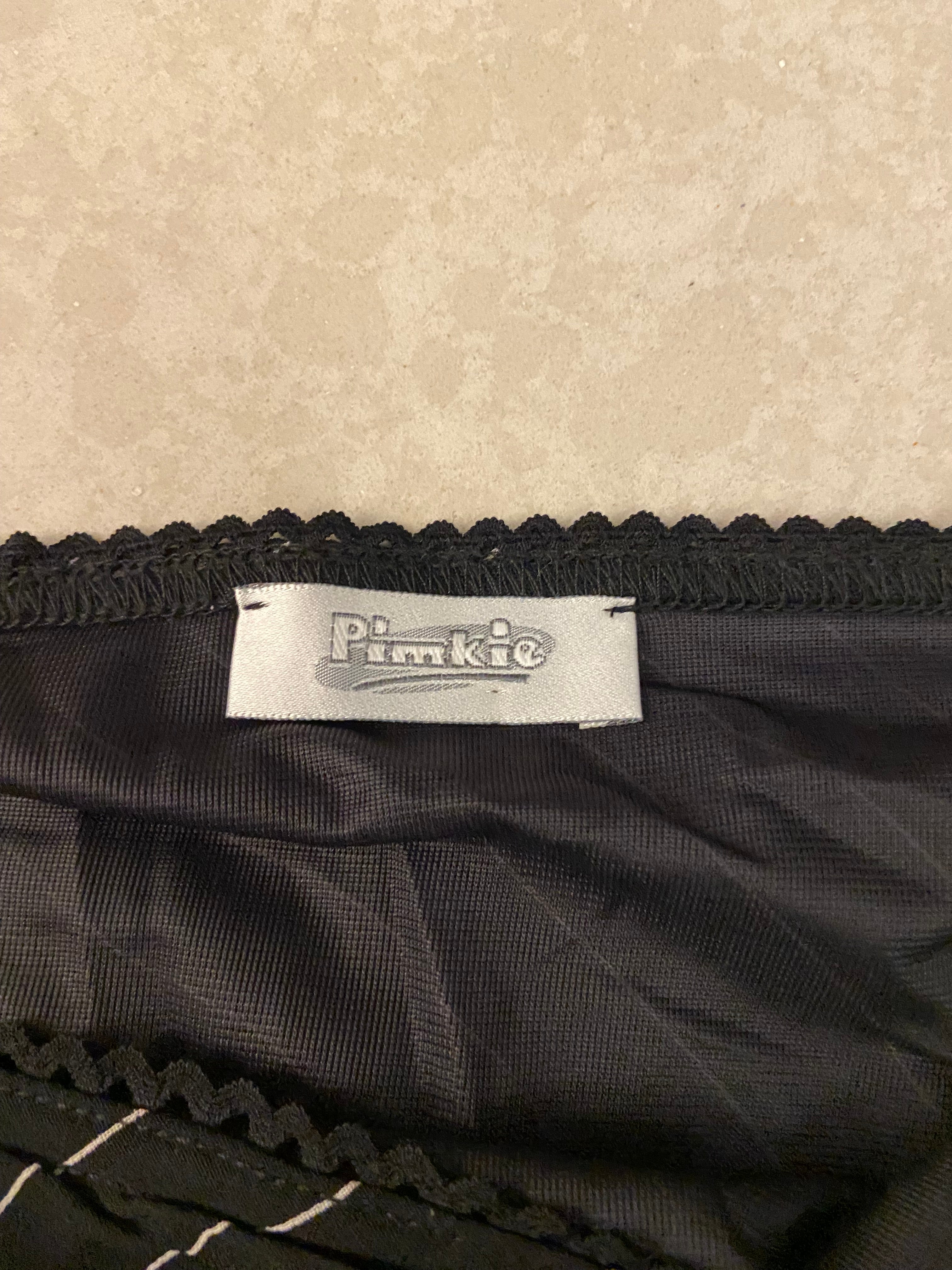 Vintage 00s Pinstripe Skirt - Size UK 6/8