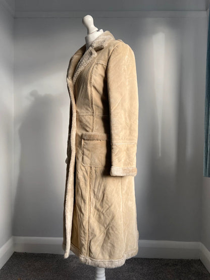 Vintage 00s Afghan Coat - Size M/L - Funky Cat