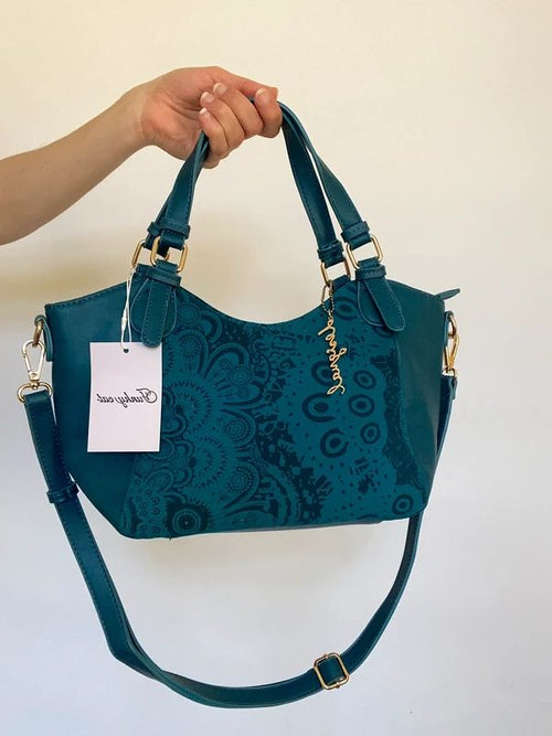 Blue Desigual Handbag - Funky Cat