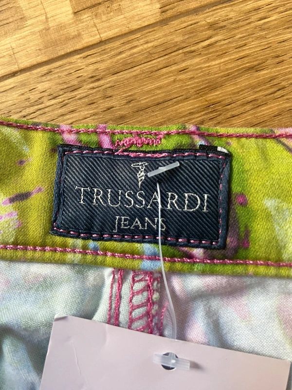 Abstract Print Funky Trousers - Size 8-10
