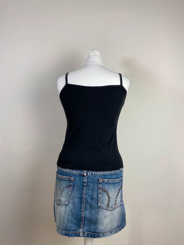 00s Sequin Cami Top - Size S/M - Funky Cat