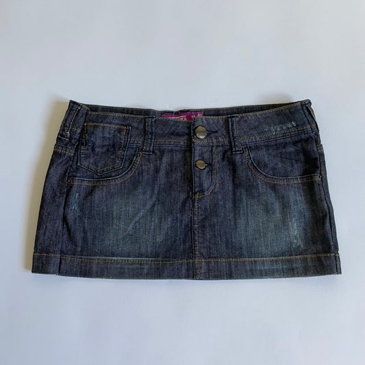 00s Low Rise Denim Mini Skirt - Size M/L