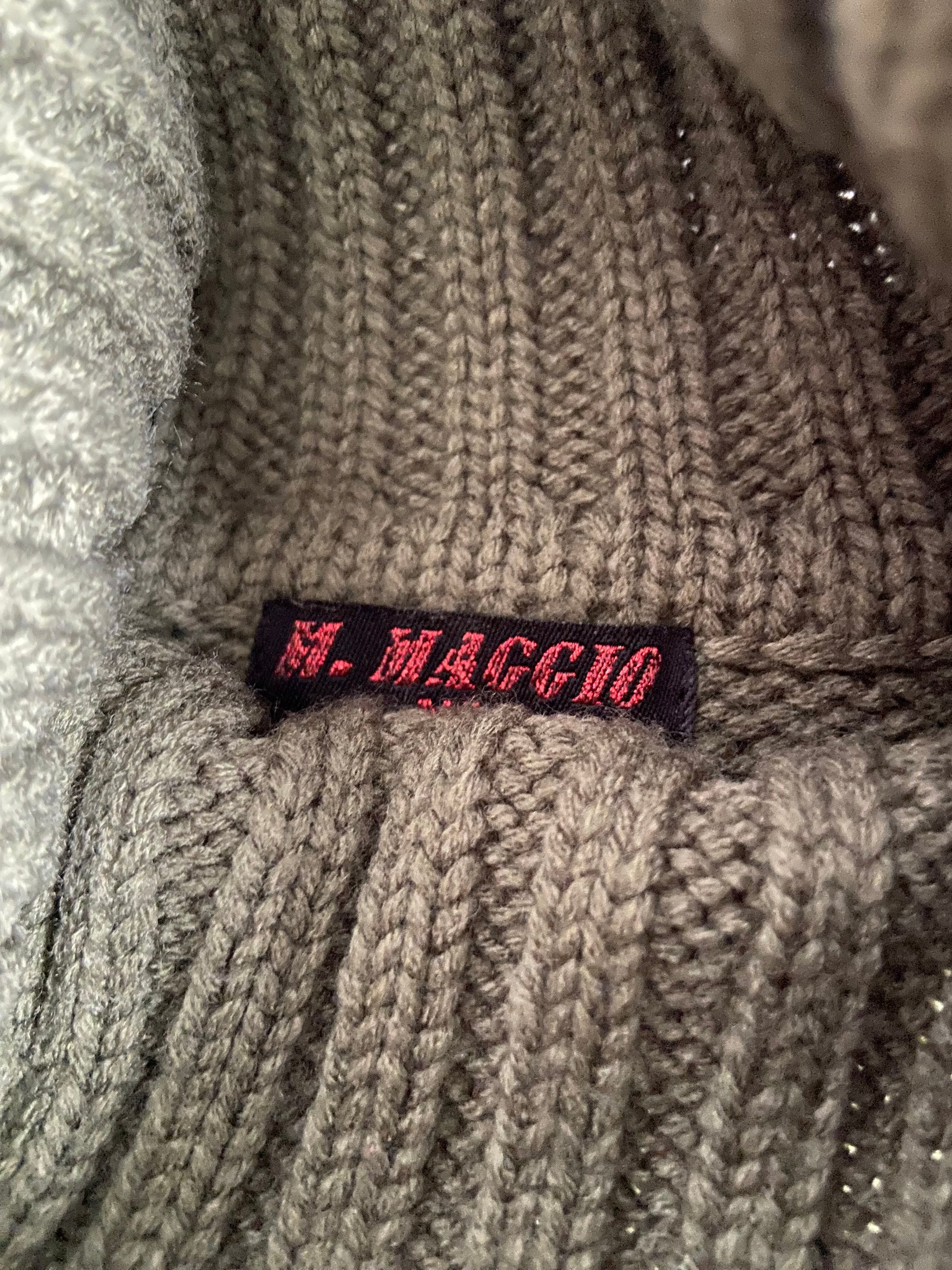 Vintage 00s Stripey Knit Jumper - Size M - Funky Cat