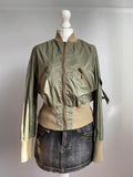 Vintage 00s Utility Bomber Jacket - Size M/L - Funky Cat