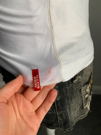 Miss Sixty Ruched Top - Size S/M