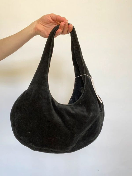 Vintage Whimsical Sequinned Velvet Bag - Funky Cat