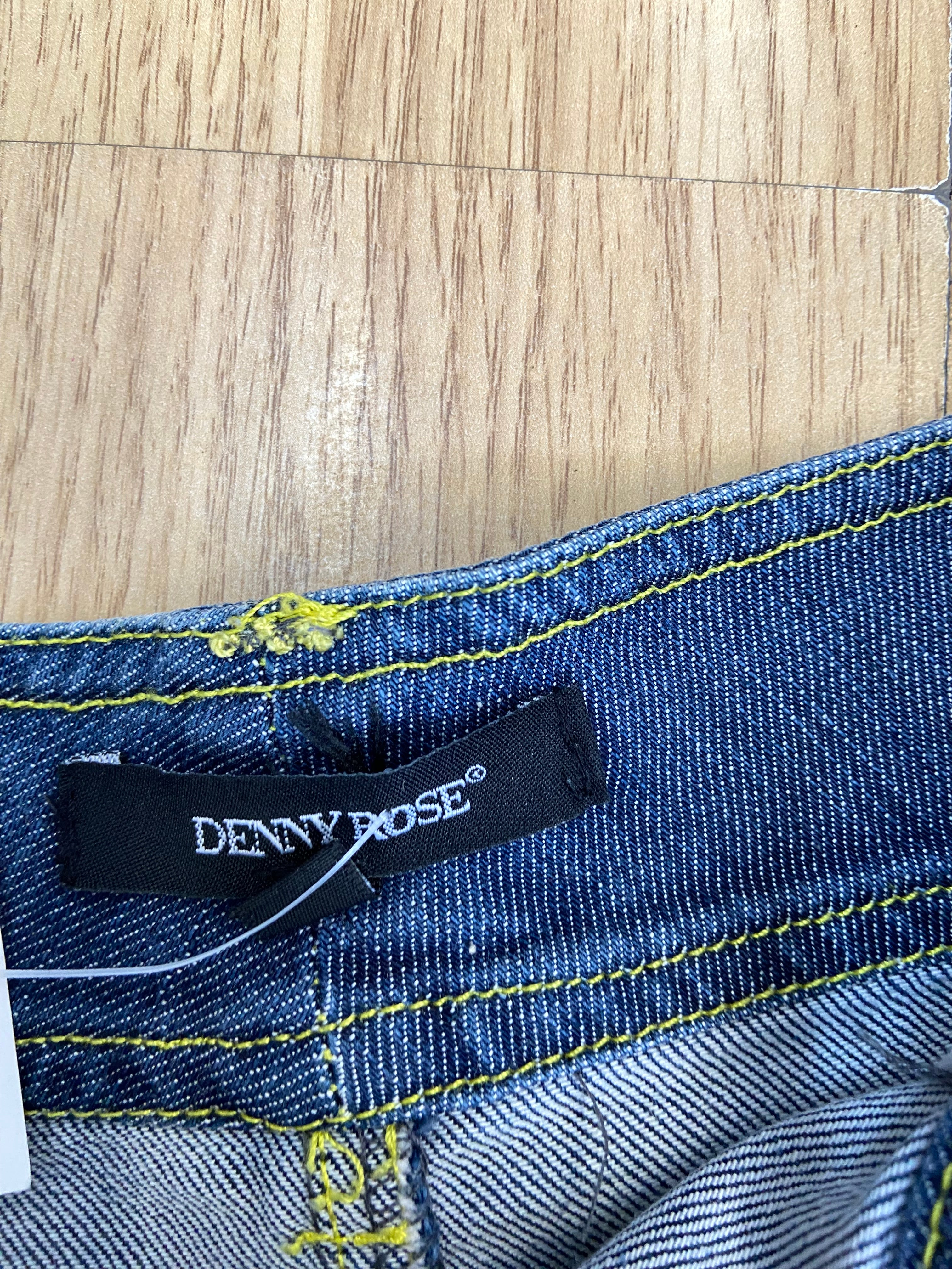 Vintage 00s Low Rise Denim Skirt - Size S