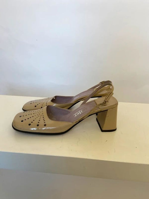 Vintage 90s Mary Jane Heels - Size UK 6
