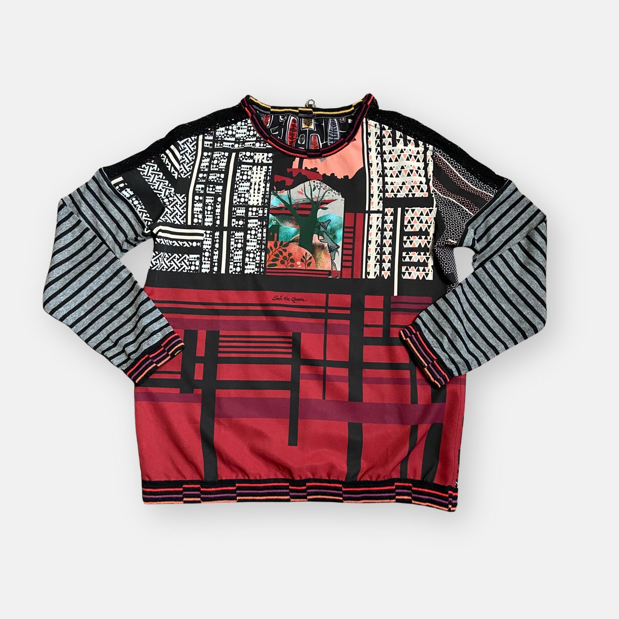 Save The Queen Two Way Jumper - Size M - Funky Cat