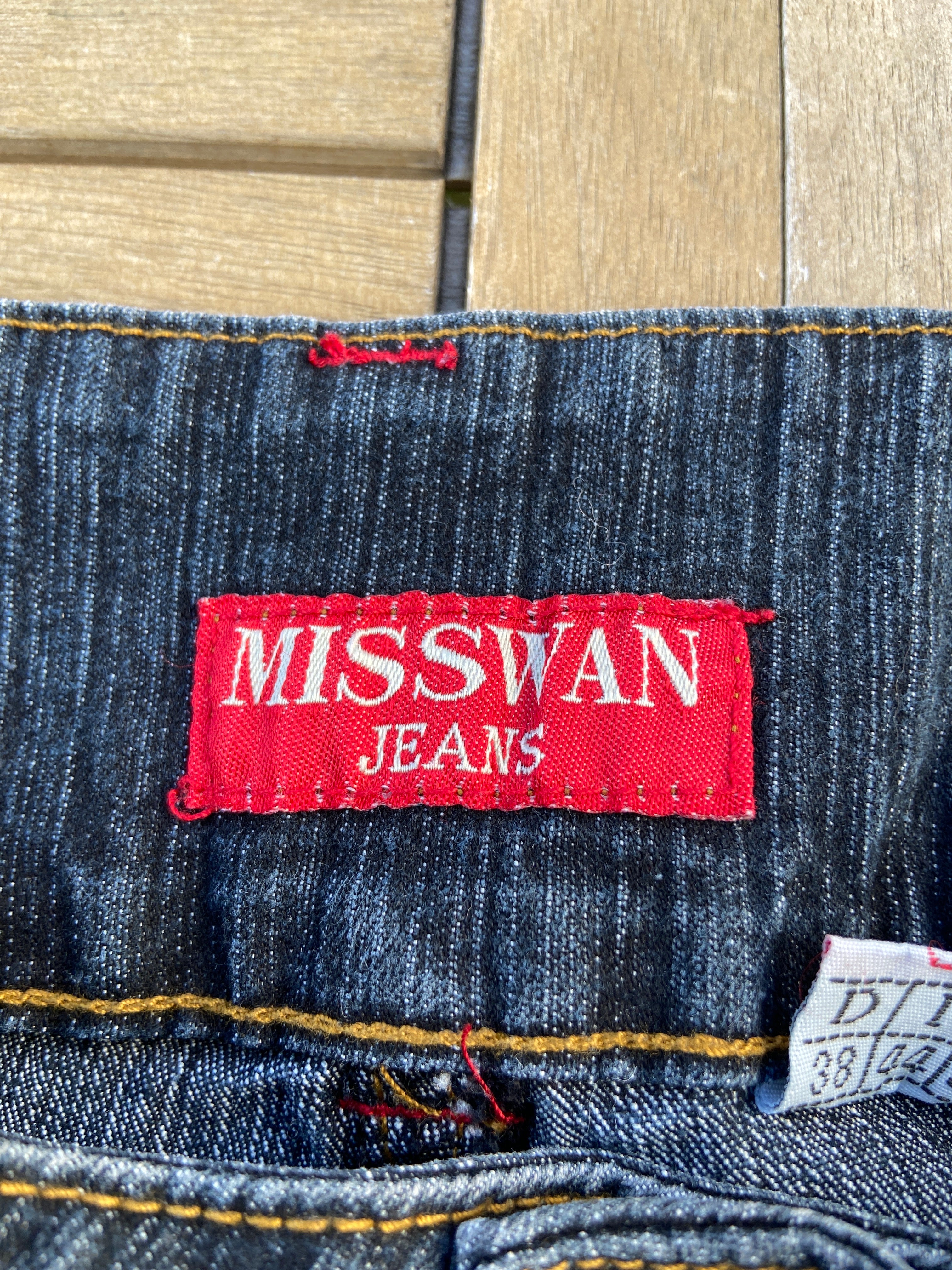 Vintage 00s Denim Midi Skirt - Size UK 8