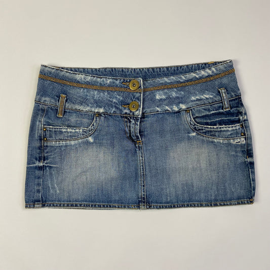 00s Denim Mini Skirt - Size M